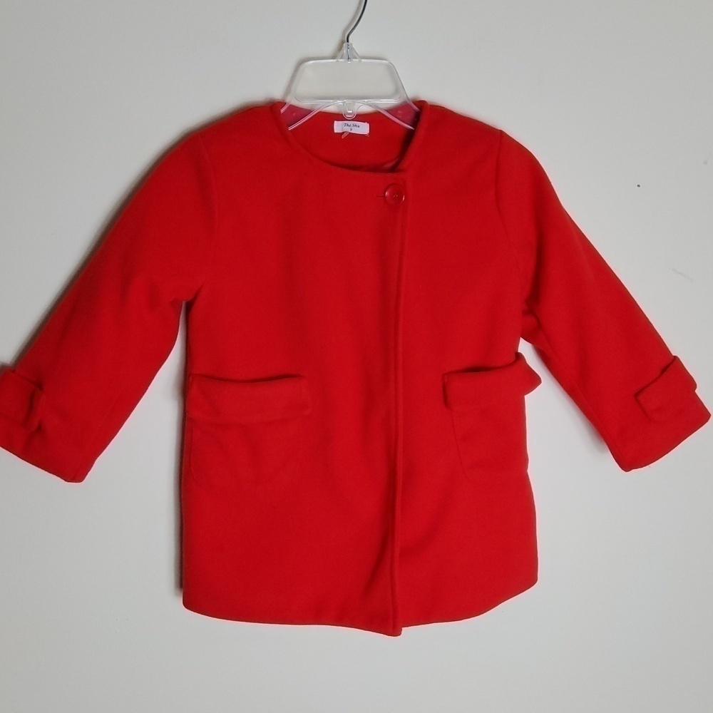 The Shu One Button Girls Coat. There is no size tag, see photo for measurements